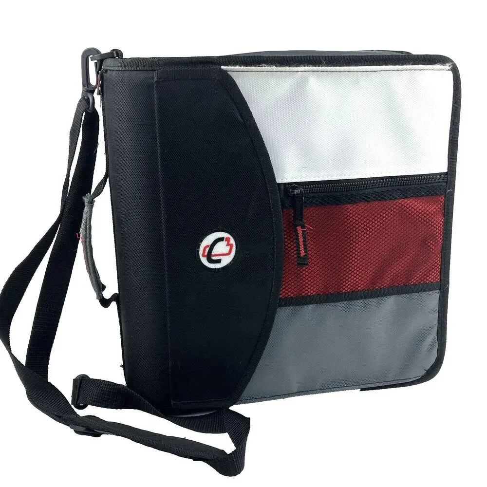 Case It Zipper 3-Ring Binder Built-In 5 Tab File & Gusset Zipper 3